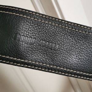 MIU MIU leather belt